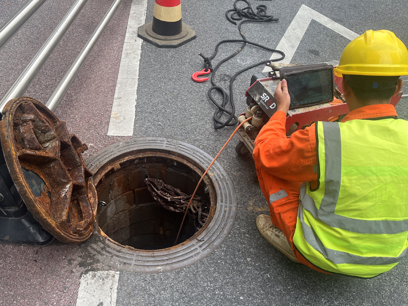 花园路市政管道内窥检测