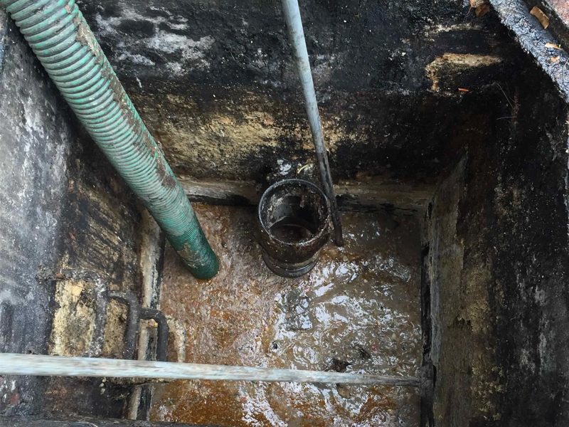 花园路隔油池清理